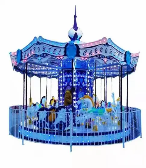 16-Seat Lavender Carousel - amusement ride